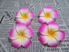 30 New Pink Fabulous Foam Frangipani Flower 8x3.5cm