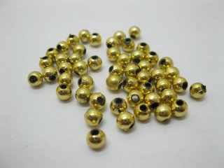 7000 Golden Plated Coated Round Spacer Beads 5mm
