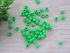 2000Pcs Green Plastic Barrel Pony Beads 6x8mm