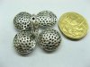 50 Tibetan Silver Round Bali Style Spacer Beads ac-ba-sp9