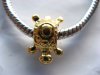 60X 18K Gold Plated European Turtle Thread Beads ac-sp384