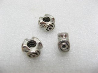50 Alloy European Carved Metal Thread Beads ac-sp321