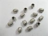 250 Pewter Silver Oval Metal Beads Spacer 17mm 250 Pewter Silver Oval Metal Beads Spacer 17mm