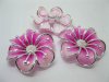 20Pcs Fuschia Blossom Hairclip Jewelry Finding Beads 20Pcs Fuschia Blossom Hairclip Jewelry Finding Beads