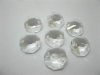 100 Double-Drilled Crystal faceted Beads 24mm 100 Double-Drilled Crystal faceted Beads 24mm
