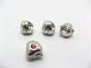 100 Alloy Apple Thread European Beads ac-sp545