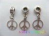 20pcs Tibetan Silver Bail Beads European Beads with Dangle 20pcs Tibetan Silver Bail Beads European Beads with Dangle