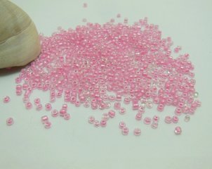 18000pcs New Glass Seed Beads 2-3mm Pink