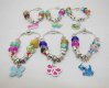 1X Beautiful European Bracelet Beaded with Dangle 18cm 1X Beautiful European Bracelet Beaded with Dangle 18cm