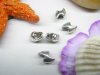 100pcs Metal Lightning Shape Beads yw-ac-mb87