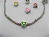 20 Metal Enamel Heart Thread European Beads 20 Metal Enamel Heart Thread European Beads