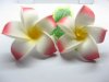 50 New Pink Fabulous Foam Frangipani Flower 8x3.5cm