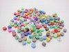 500 Polymer Clay Flat Round Flower Beads 5-6mm Dia.