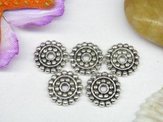 50pcs Metal Circle Beads yw-ac-mb7