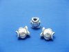 100 silver plated alloy metal Fish European Beads