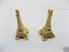 100 Golden France Eiffel Tower for Jewelry Finding