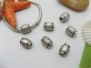 20pcs Tibetan Silver Barrel Beads European Design Yw-pa-mb67