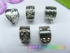 10pcs White-K plated Mixed Style Stopper Beads Clip Fit European 10pcs White-K plated Mixed Style Stopper Beads Clip Fit European