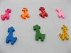 300Pcs Colourful Giraffe Wooden Beads Mixed Color 300Pcs Colourful Giraffe Wooden Beads Mixed Color