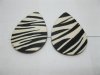 100 Zebra-Stripe Teardrop Wooden Beads 62mm long 100 Zebra-Stripe Teardrop Wooden Beads 62mm long