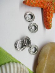 20pcs Tibetan Silver Circle Beads Fit European Beads Yw-pa-mb11