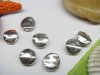 50pcs Metal Smooth Button Beads yw-ac-mb58