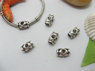 20pcs Tibetan Silver Barrel Beads Fit European Beads Yw-pa-mb73