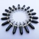 10X Dark Blue Dinas Pendant Hexagon Prism Beads Charms 10X Dark Blue Dinas Pendant Hexagon Prism Beads Charms