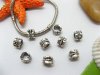 20pcs Tibetan Silver Barrel Beads Fit European Beads Yw-pa-mb15