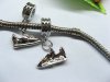 20 Alloy Thread European Beads with Shoe Dangle pa-m233 20 Alloy Thread European Beads with Shoe Dangle pa-m233