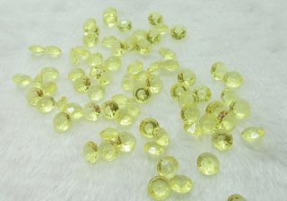 1000 Yellow Diamond Confetti 8mm Wedding Table Scatter