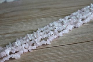 5Strands X 140Pcs Rose Quartz Chips Beads Jewelry Making