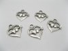 100 Charms Metal Cupid's Bow Pendants finding