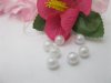 1000 Plastic White Simulate Pearl Loose Beads 10mm