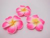 20 Pink Fimo Beads Frangipani Jewellery Finding 4.5cm