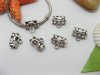 20pcs Tibetan Silver Barrel Bail Beads Fit European Beads Yw-pa 20pcs Tibetan Silver Barrel Bail Beads Fit European Beads Yw-pa