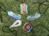 12Pcs Foil Glass Pendant with Necklace Chain Assorted 12Pcs Foil Glass Pendant with Necklace Chain Assorted