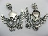 10 Charm Jewellery Skull Pendants 60X65mm ac-mp132