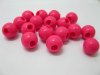 1Bag X 170Pcs Fuschia Round Beads 18mm Dia. 1Bag X 170Pcs Fuschia Round Beads 18mm Dia.