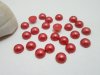 1000Pcs 10mm Red Semi-Circle Simulated Pearl Bead Flatback 1000Pcs 10mm Red Semi-Circle Simulated Pearl Bead Flatback