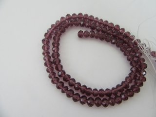 10Strand x 72Pcs Purple Red crystal Beads 8mm