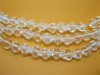 50 Strands X 50 Clear Bicone Glass Beads 6mm New