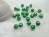 1950 Dark Green 8mm Round Imitation Simulate Pearl Loose Beads