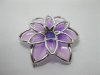 20Pcs Purple Flower Hairclip Jewelry Finding Beads 4cm 20Pcs Purple Flower Hairclip Jewelry Finding Beads 4cm