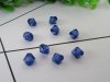 2700 Blue Faceted Bicone Beads Jewellery Finding 8mm