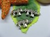 20pcs Metal Elephant Shaped Beads
