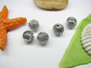 20pcs Metal Watermelon Beads yw-ac-mb18