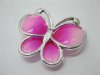 20Pcs Fuschia Butterfly Hairclip Jewelry Finding Beads 20Pcs Fuschia Butterfly Hairclip Jewelry Finding Beads