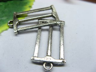 200 Charms Metal Hand Saw Pendants Jewelry Finding ac-mp208
