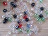 1000Pcs Glass Faceted Rondelle Beads 6-8mm Assorted